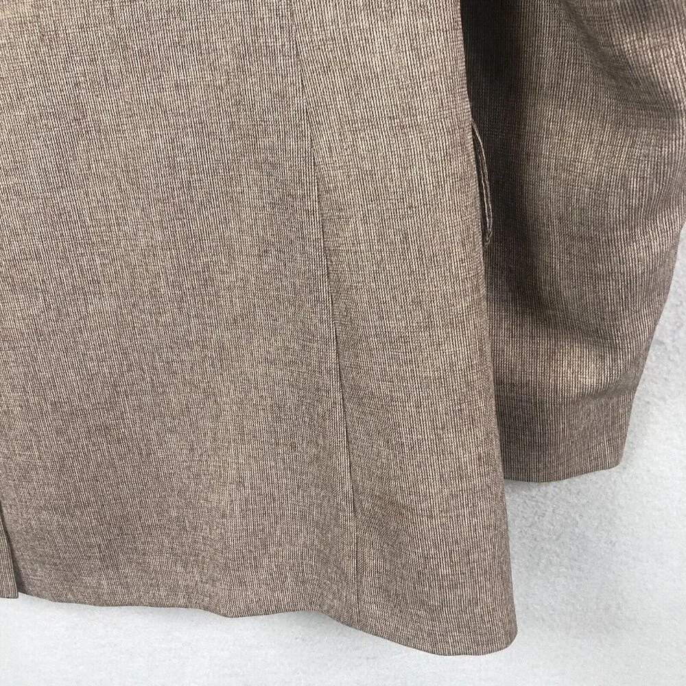 Vintage Levis Blazer Coat Mens 42L Long Brown Knit Sport Coat Jacket Retro
